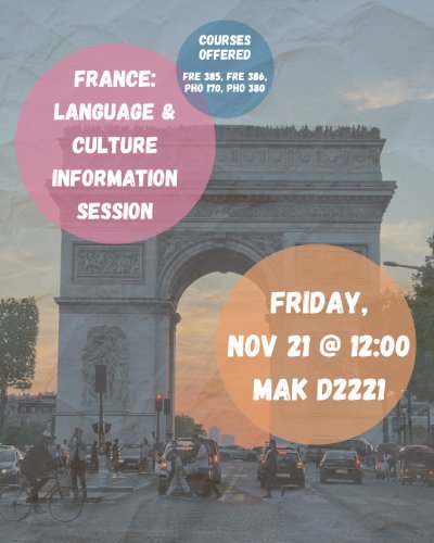France: Language & Culture Information Session